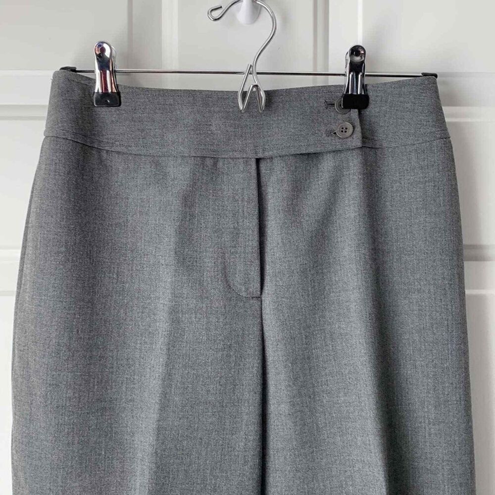 Talbots Gray Flat Front Dress Pants Womens Size 4 - Picture 2 of 7